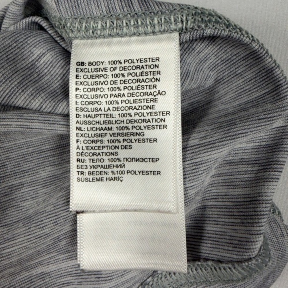 The‎ North Face Womens FlashDry V Neck Short Sleeve Athletic T Shirt Gray S P - Picture 6 of 8